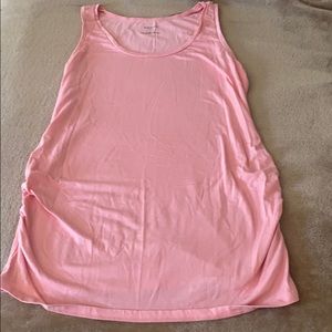New. Motherhood Maternity Large Peach/Pink Tank